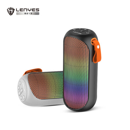 Parlante Bluetooth Lenyes S213 – 20W HiFi, Luces RGB, Bluetooth 5.3 + TWS